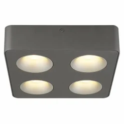 Luminaires Globo Lighting Hangarau Plafonnier LED Gris, 1 lumière* Éclairage Led