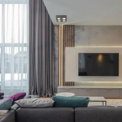 Luminaires Globo Lighting Hangarau Plafonnier LED Gris, 1 lumière* Éclairage Led