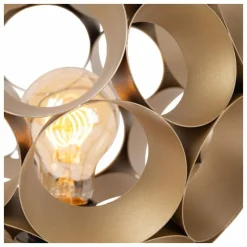 Lampes Dorées-Luminaires Lucide HANNELORE Lampe à poser Or, 1 lumière