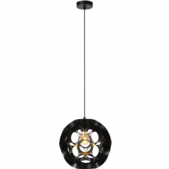 Lampes À Boules-Luminaires Lucide HANNELORE Suspension Noir, 1 lumière