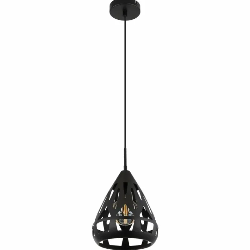 Luminaires Globo Lighting Hassan Suspension Noir, 1 lumière* Suspensions
