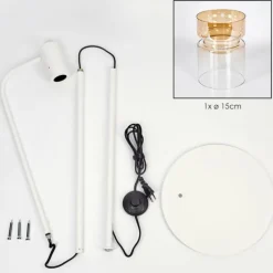 hofstein Hasvik Lampadaire Blanc, 1 lumière