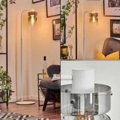 hofstein Hasvik Lampadaire Blanc, 1 lumière