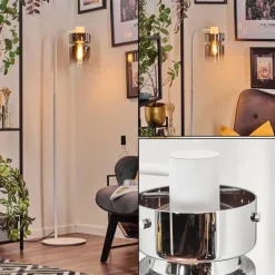 hofstein Hasvik Lampadaire Blanc, 1 lumière