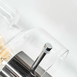 hofstein Hasvik Lampe de bureau, Lampe à poser, Liseuse Chrome, Noir, 1 lumière