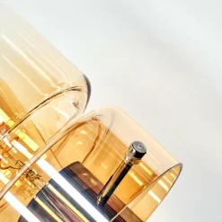 hofstein Hasvik Lampe de bureau, Lampe à poser, Liseuse Chrome, Noir, 1 lumière