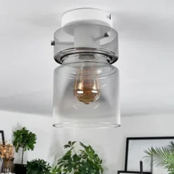 hofstein Hasvik Plafonnier, Spot de plafond Blanc, 1 lumière