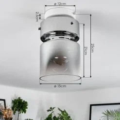 hofstein Hasvik Plafonnier, Spot de plafond Blanc, 1 lumière