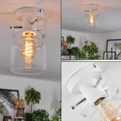 hofstein Hasvik Plafonnier, Spot de plafond Blanc, 1 lumière