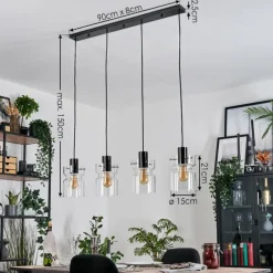 hofstein Hasvik Suspension, Suspension Clair, 4 lumières