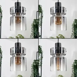 hofstein Hasvik Suspension, Suspension Clair, Fumé, 4 lumières