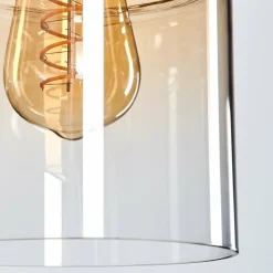 hofstein Hasvik Suspension, Suspension Chrome, Noir, 5 lumières