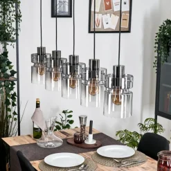 hofstein Hasvik Suspension, Suspension Noir, 5 lumières