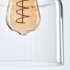 hofstein Hasvik Suspension, Suspension Chrome, Noir, 3 lumières