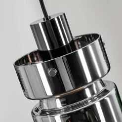 hofstein Hasvik Suspension, Suspension Chrome, Noir, 1 lumière