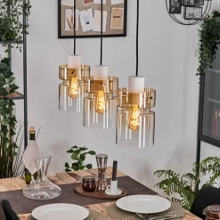 hofstein Hasvik Suspension, Suspension Blanc, 3 lumières