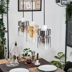 hofstein Hasvik Suspension, Suspension Blanc, 3 lumières