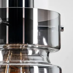 hofstein Hasvik Suspension, Suspension Chrome, Noir, 1 lumière