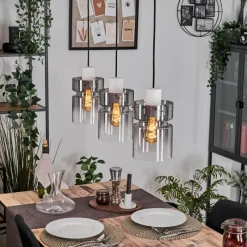 hofstein Hasvik Suspension, Suspension Blanc, 3 lumières