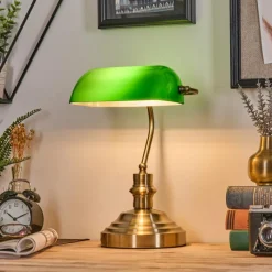 hofstein Havsta Lampe de bureau, Lampe à poser Laiton, 1 lumière