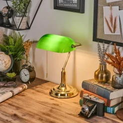 hofstein Havsta Lampe de bureau, Lampe à poser Or, 1 lumière