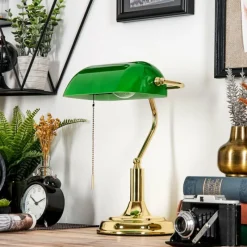 hofstein Havsta Lampe de bureau, Lampe à poser Or, 1 lumière