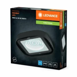 Luminaires Ledvance HIGHBAY Applique murale / Plafonnier LED Noir, 1 lumière* Éclairage Led