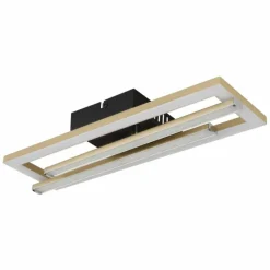 Lampes Dorées-Luminaires Globo Lighting Highway Plafonnier LED Noir, 1 lumière