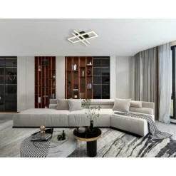 Luminaires Globo Lighting Highway Plafonnier LED Noir, 1 lumière* Éclairage Led