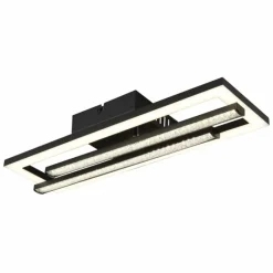 Luminaires Globo Lighting Highway Plafonnier LED Noir, 1 lumière* Éclairage Led