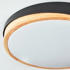Luminaires Scandinaves-hofstein Hiral Plafonnier, Panel LED Écru, Noir, 1 lumière
