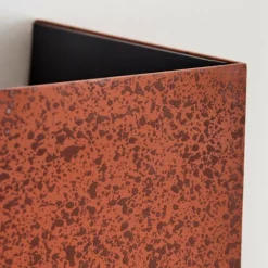 hofstein Hoods Lampe murale d´extérieur, Luminaire Up & Down, Applique murale LED Rouille, 1 lumière