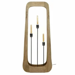 Lampes En Bois-hofstein Idzaard Lampadaire Écru, 3 lumières