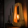 Lampes En Bois-hofstein Idzaard Lampe à poser Écru, 1 lumière
