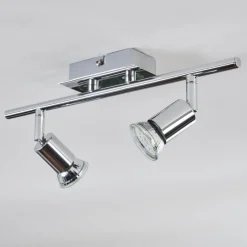 hofstein Ilaro Plafonnier, Spot de plafond Chrome, 2 lumières* Spots Et Projecteurs