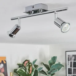 hofstein Ilaro Plafonnier, Spot de plafond Chrome, 2 lumières* Spots Et Projecteurs