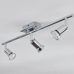 hofstein Ilaro Plafonnier, Spot de plafond Chrome, 3 lumières* Spots Et Projecteurs