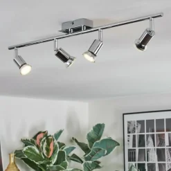 hofstein Ilaro Plafonnier, Spot de plafond Chrome, 4 lumières* Spots Et Projecteurs