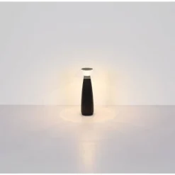 Luminaires Globo Lighting Illumi Lampe à poser LED Noir, 1 lumière* Éclairage Led