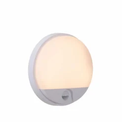 Luminaires Lucide IR Lampe murale d´extérieur LED Blanc, 1 lumière, Détecteur de mouvement
