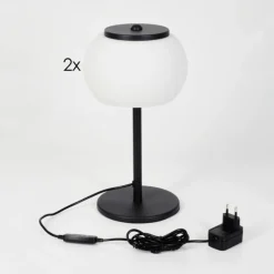 hofstein Izenave Lampe à poser, Liseuse Noir, 1 lumière
