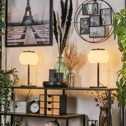 hofstein Izenave Lampe à poser, Liseuse Noir, 1 lumière