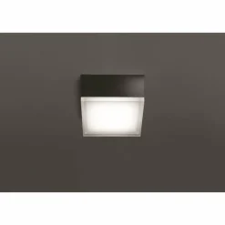 Luminaires LCD Jachenau Plafonnier, Applique murale LED Anthracite, 1 lumière