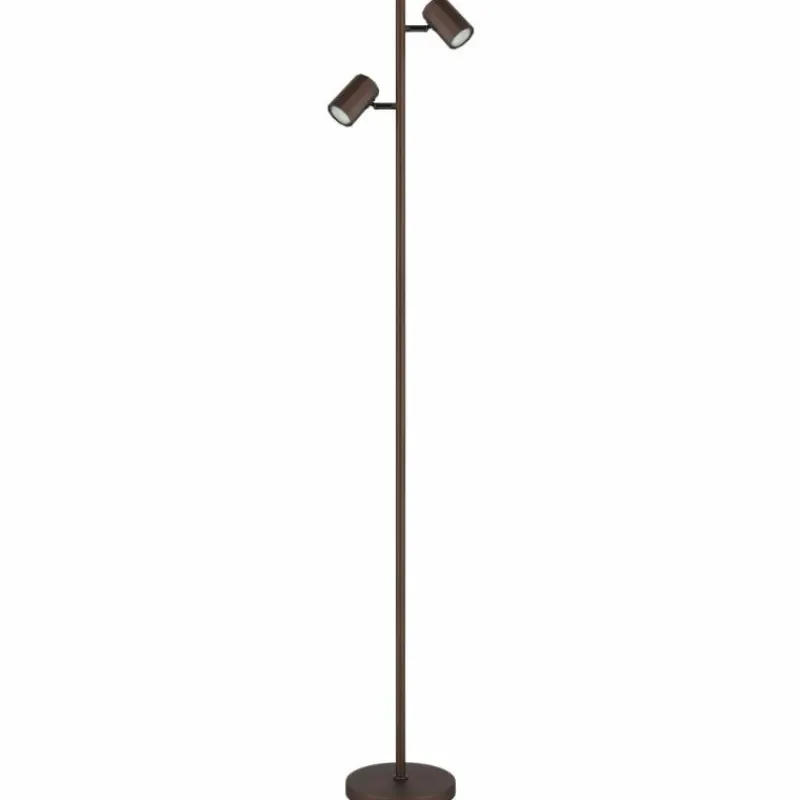 Luminaires Globo Lighting James Lampadaire Bronze, 2 lumières* Lampadaires Et Lampes Sur Pied
