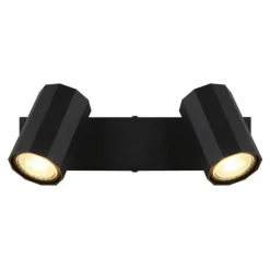 Luminaires Globo Lighting James Plafonnier, Spot de plafond, Applique murale, Spot mural Noir, 2 lumières* Spots Et Projecteurs
