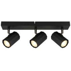 Luminaires Globo Lighting James Plafonnier, Spot de plafond, Applique murale, Spot mural Noir, 3 lumières* Spots Et Projecteurs