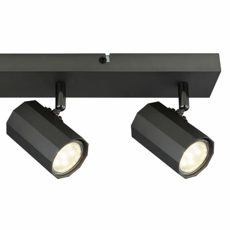 Luminaires Globo Lighting James Plafonnier, Spot de plafond, Applique murale, Spot mural Gris, 4 lumières* Spots Et Projecteurs