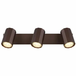Luminaires Globo Lighting James Plafonnier, Spot de plafond, Applique murale, Spot mural Bronze, 3 lumières* Spots Et Projecteurs