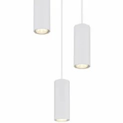 Luminaires Globo Lighting James Suspension Blanc, 3 lumières* Suspensions