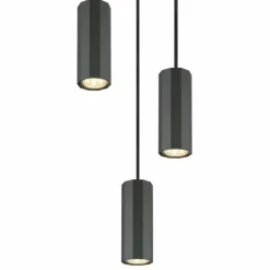 Luminaires Globo Lighting James Suspension Gris, 3 lumières* Suspensions